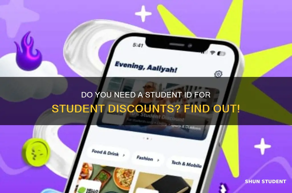 do i need student id t get student discount