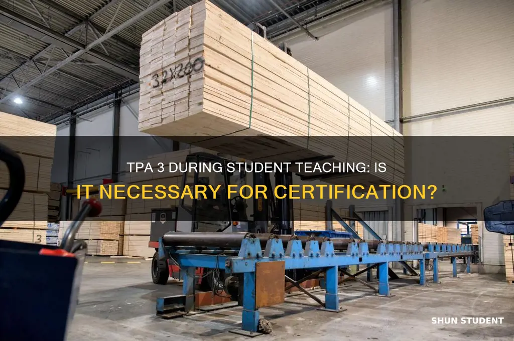 do i need to complete tpa 3 during student teaching