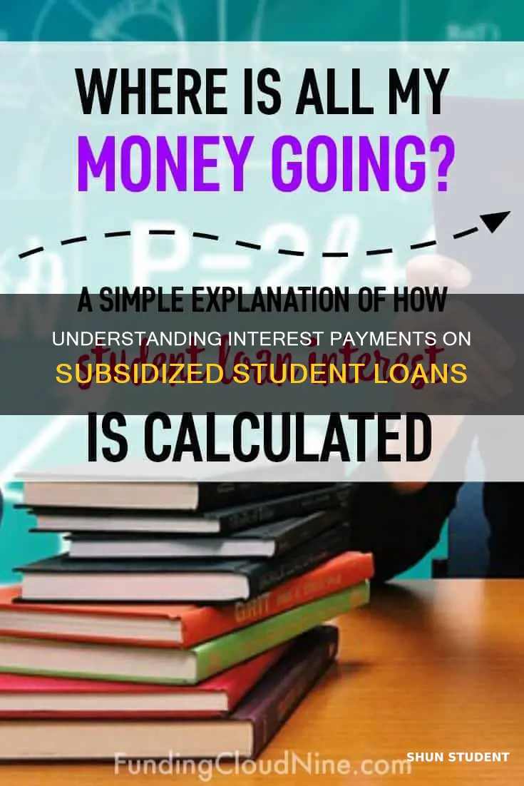 do i pay interst for student loan subsidize