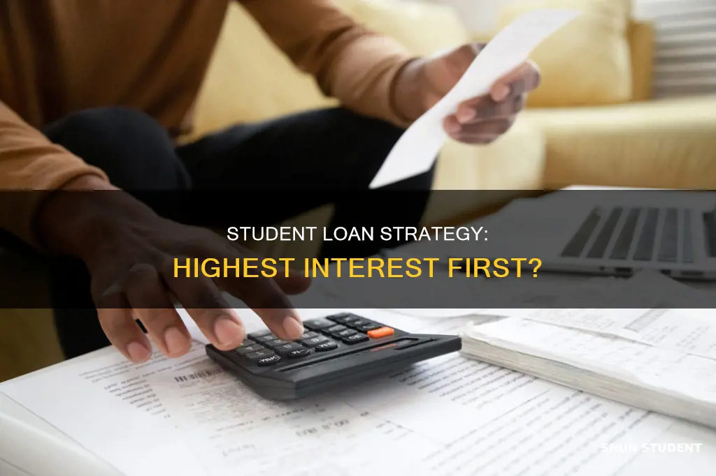 do i pay off highest interest student loan first