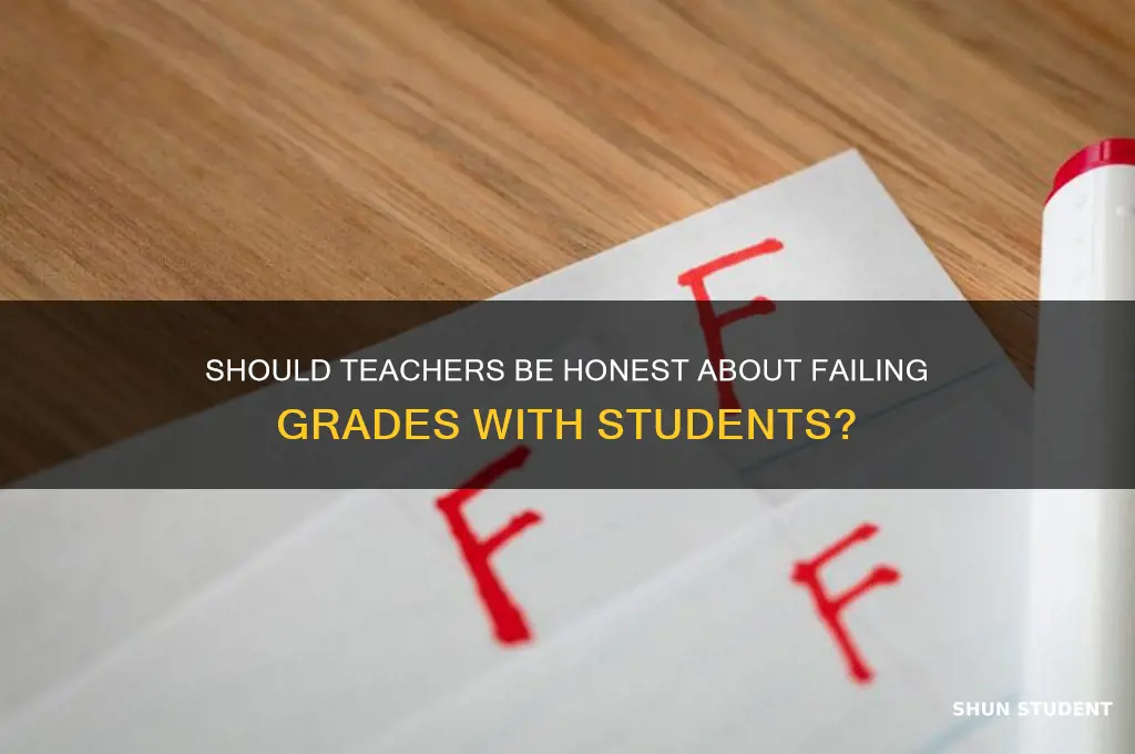 do i tell my students they will not pass