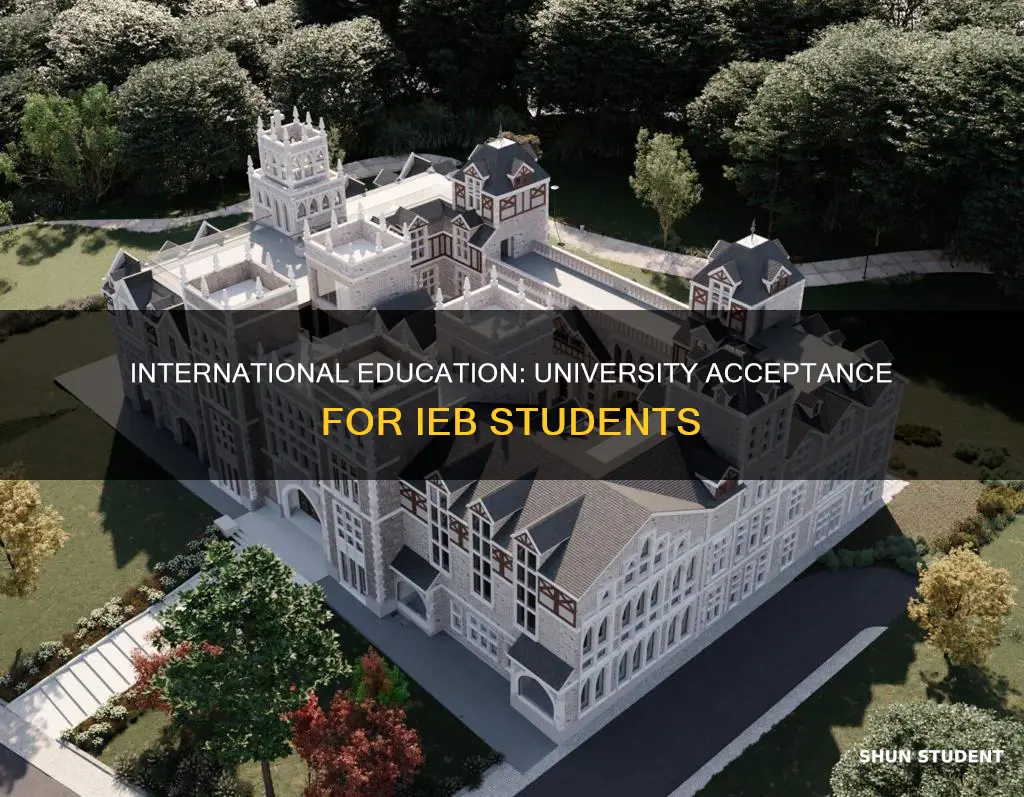 do ieb students get accepted at university