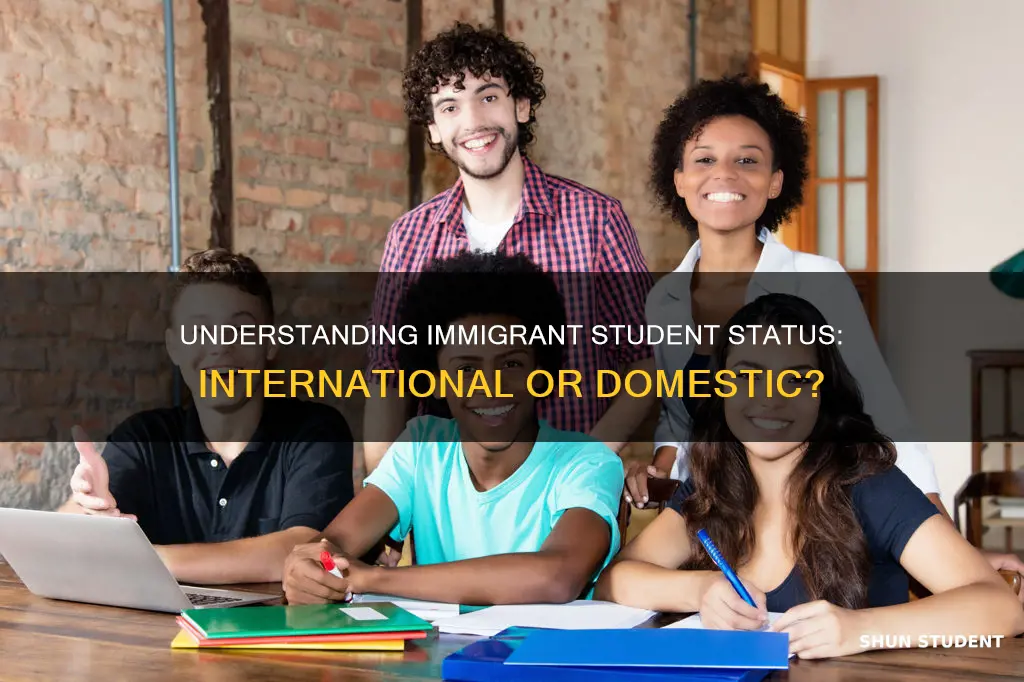 do immigrants count as international students