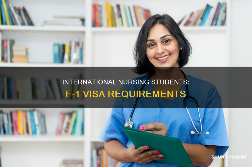 do international nursing students need an f-1 visa