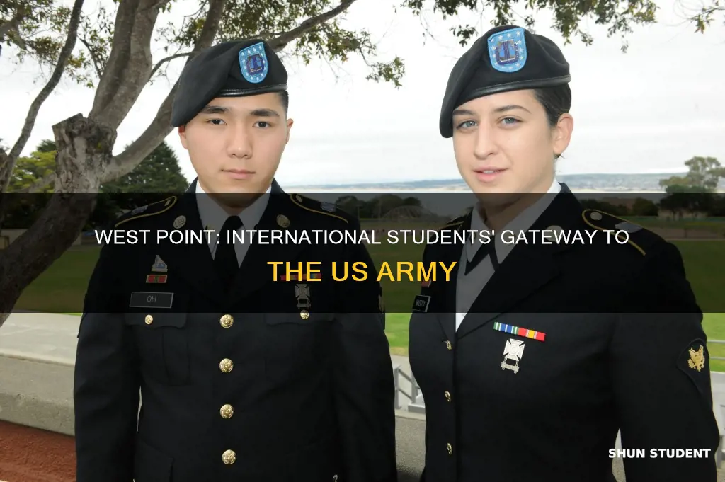 do international student attend west point