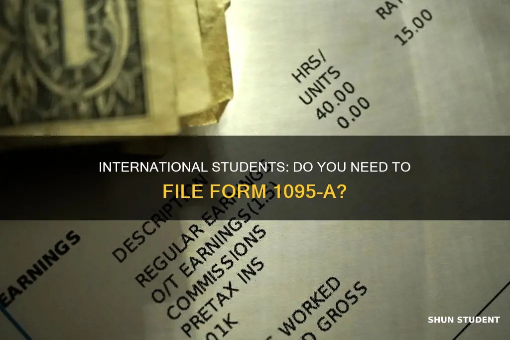 do international student have to file 1095-a forms