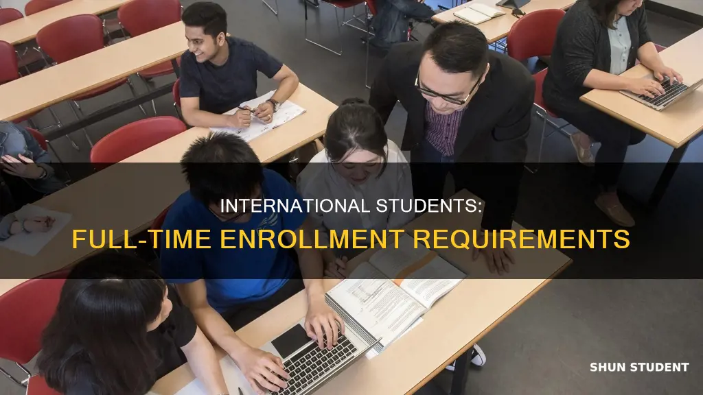 do international student need to enroll full time
