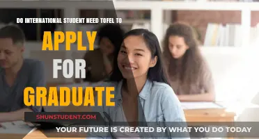 TOEFL Requirements for International Graduate Students
