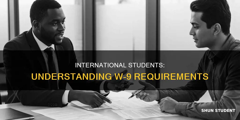 do international students file w9