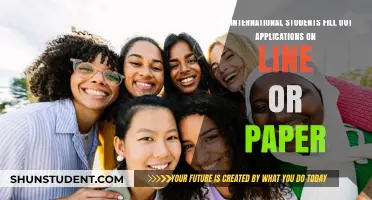 International Students: Online or Paper Applications?