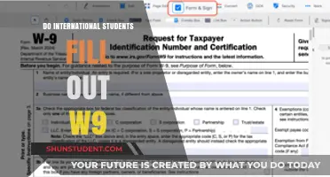 International Students: W-9 Form Requirements and Exemptions