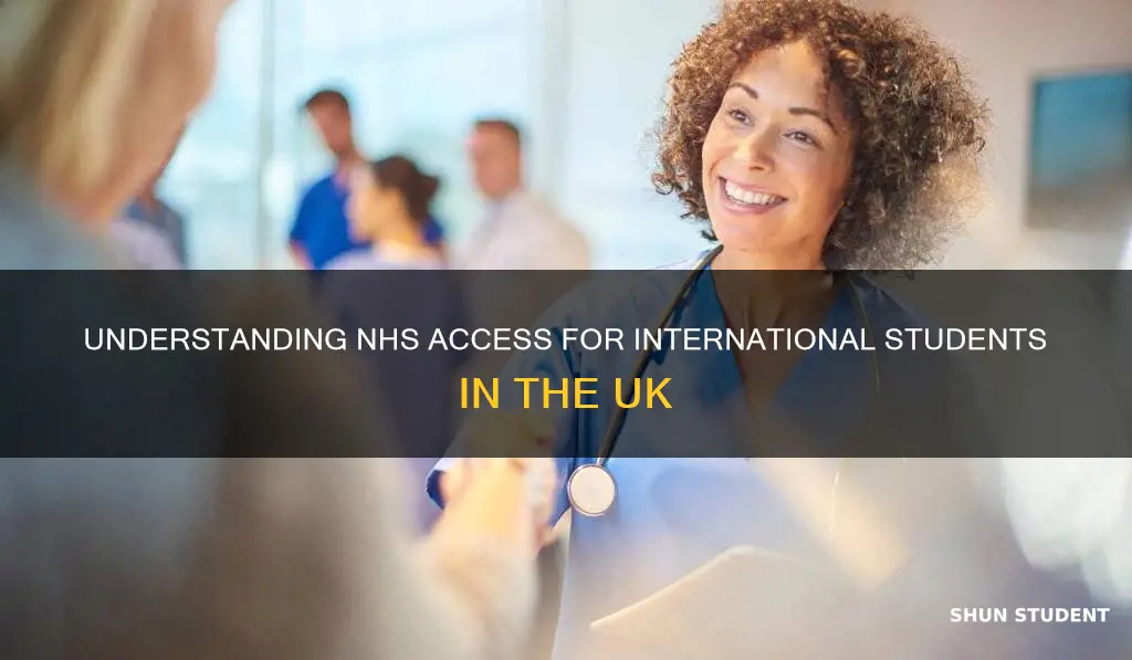 do international students get free nhs