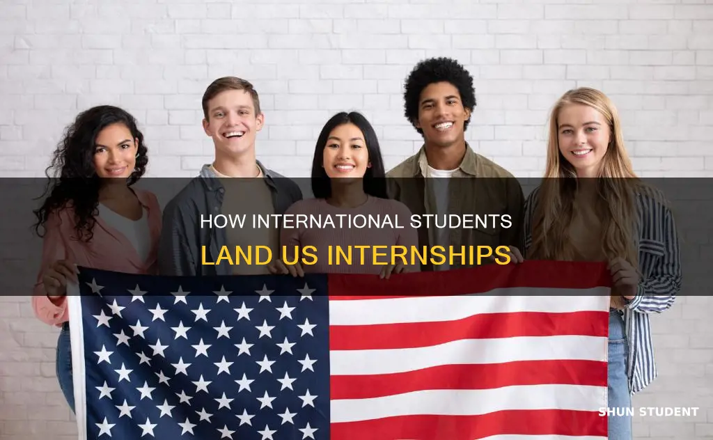 do international students get internships in the us