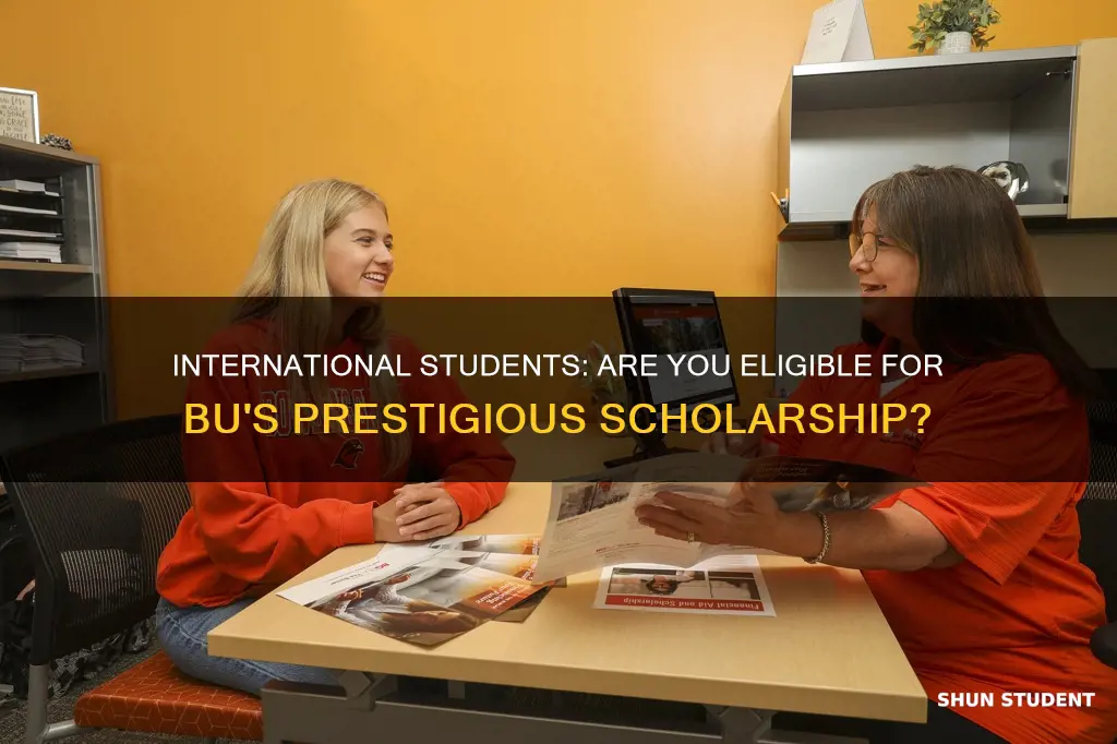 do international students get presidential scholarship bu
