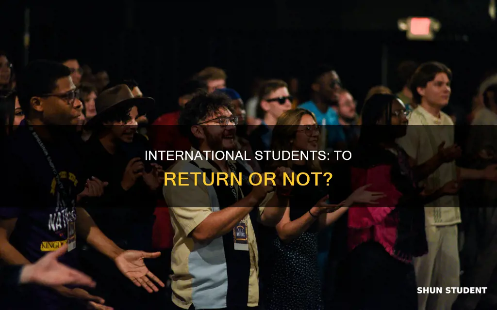 do international students go back to their country