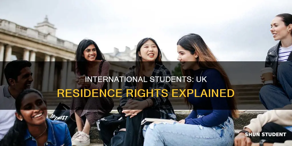 do international students have residence rights in the uk