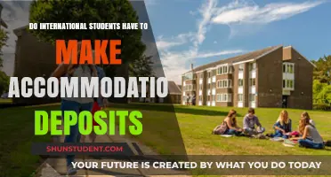 International Students: Accommodation Deposit Requirements