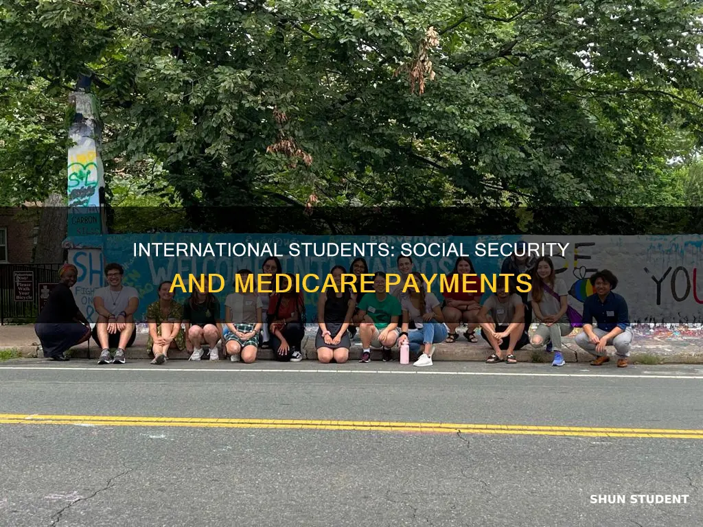 do international students have to pay social security and medicare