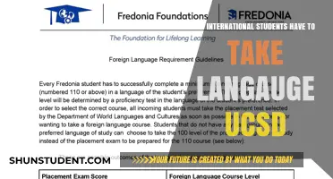 Language Requirements for International Students at UC San Diego