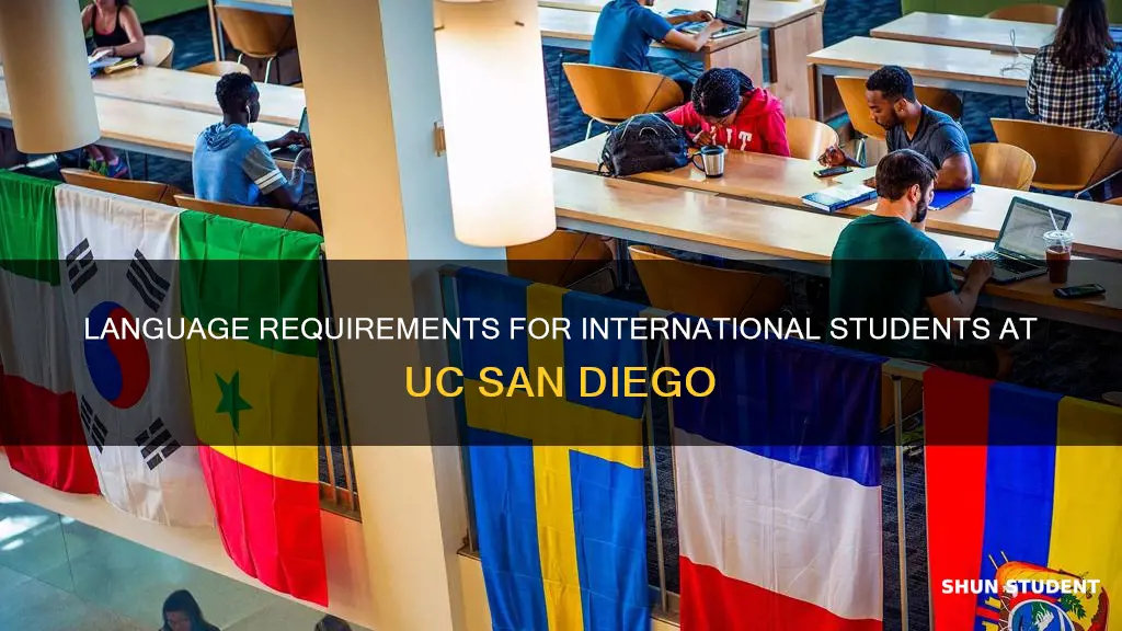 do international students have to take langauge ucsd