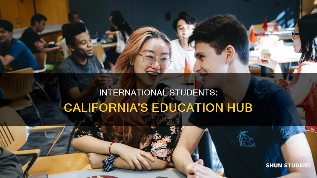 do international students in california