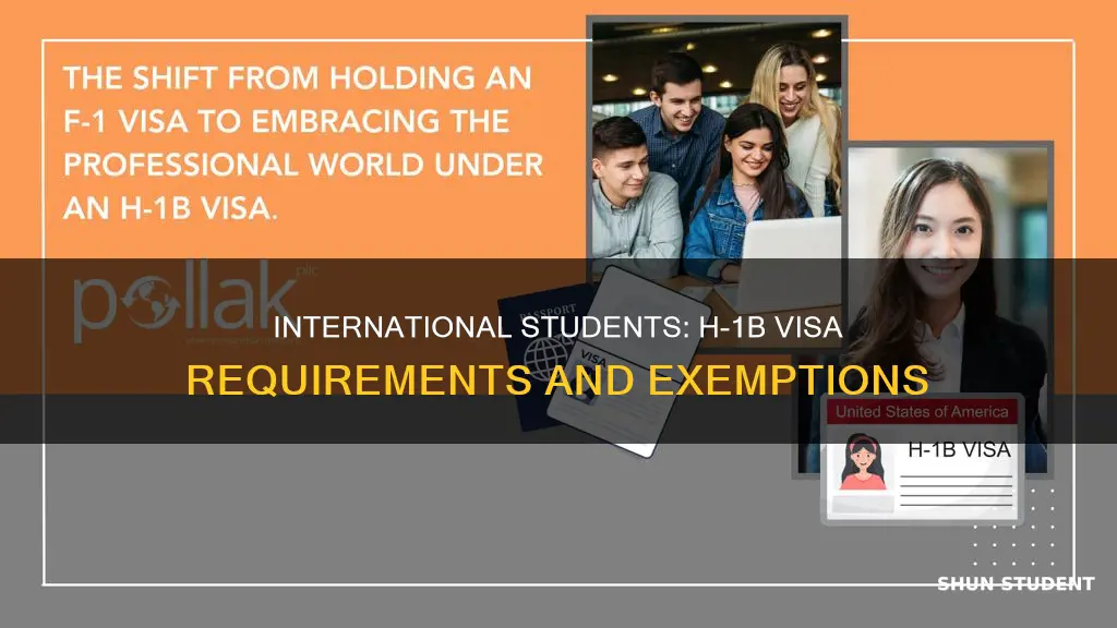 do international students need h-1b