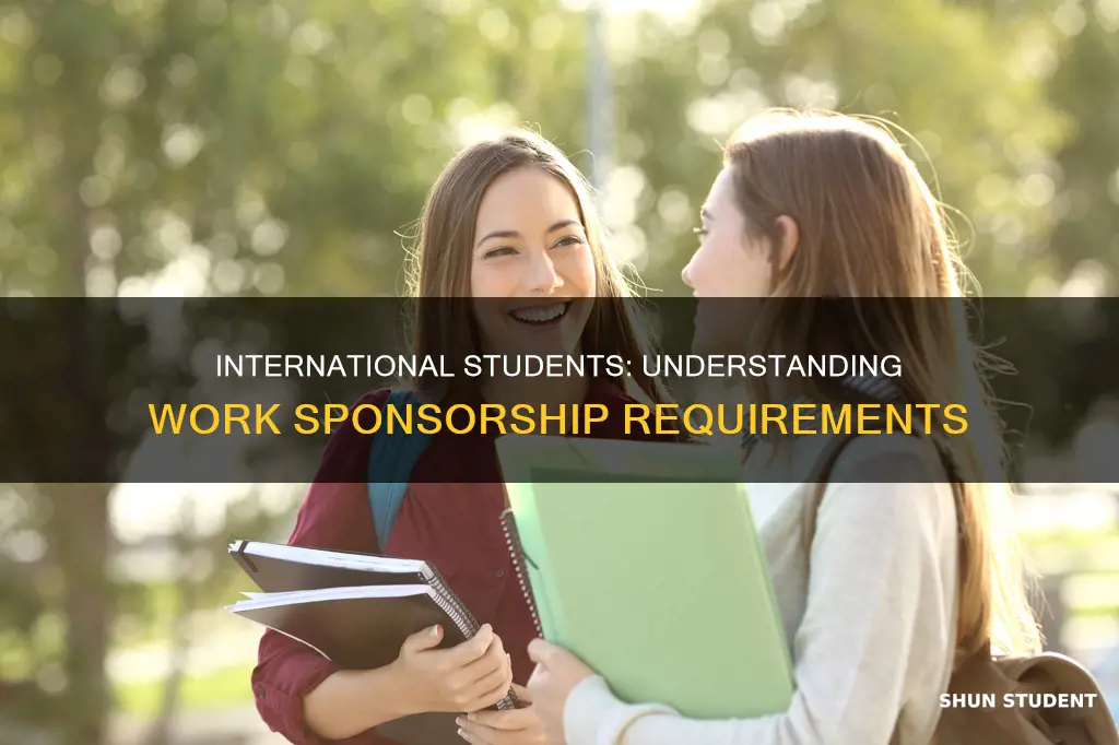 do international students need sponsorship for coops and internships
