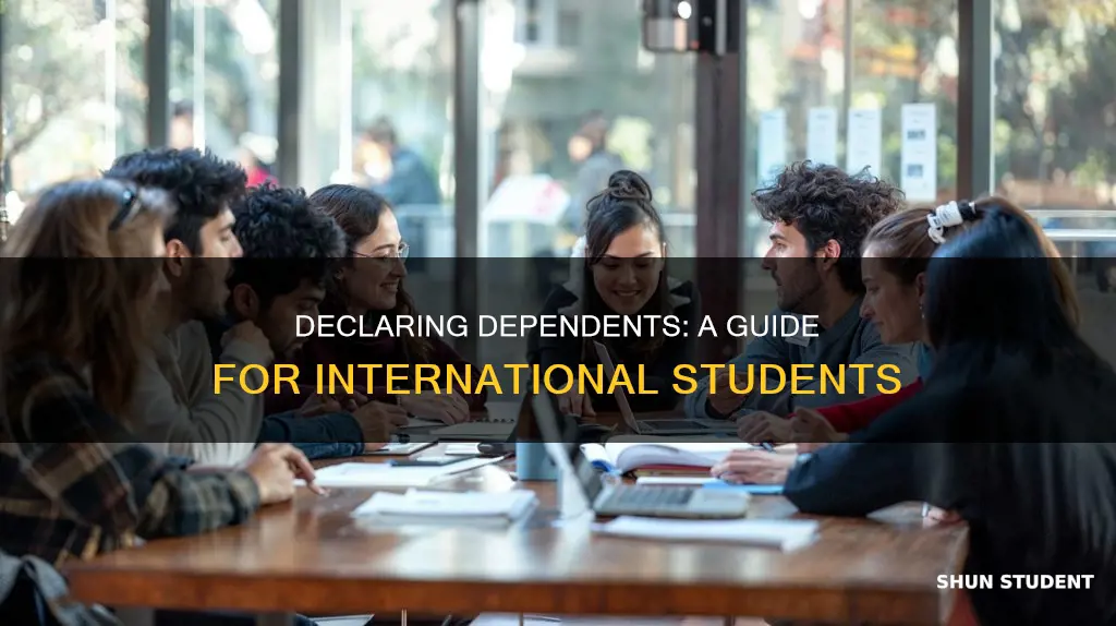 do international students need to say they are dependent