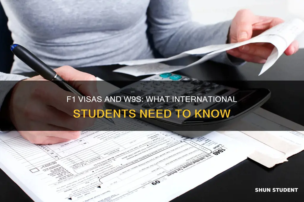 do international students on f1 visas fill out w9