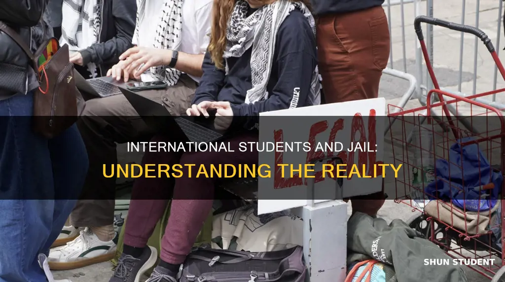 do international students serve jail sentence