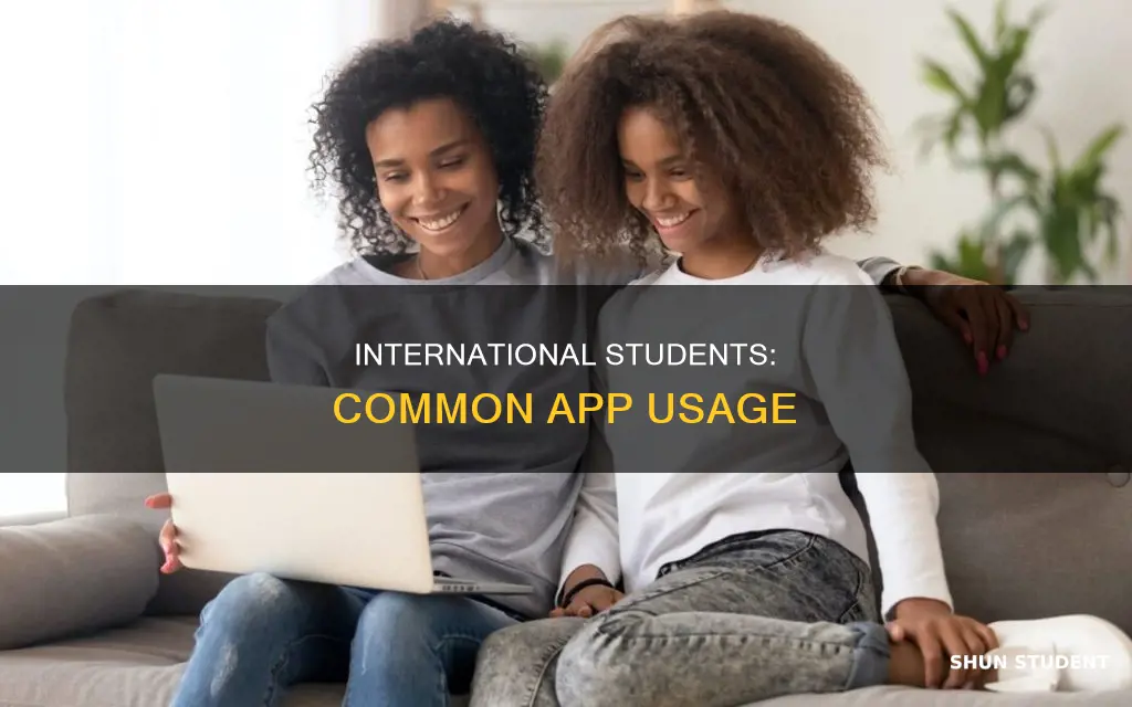 do international students use common app