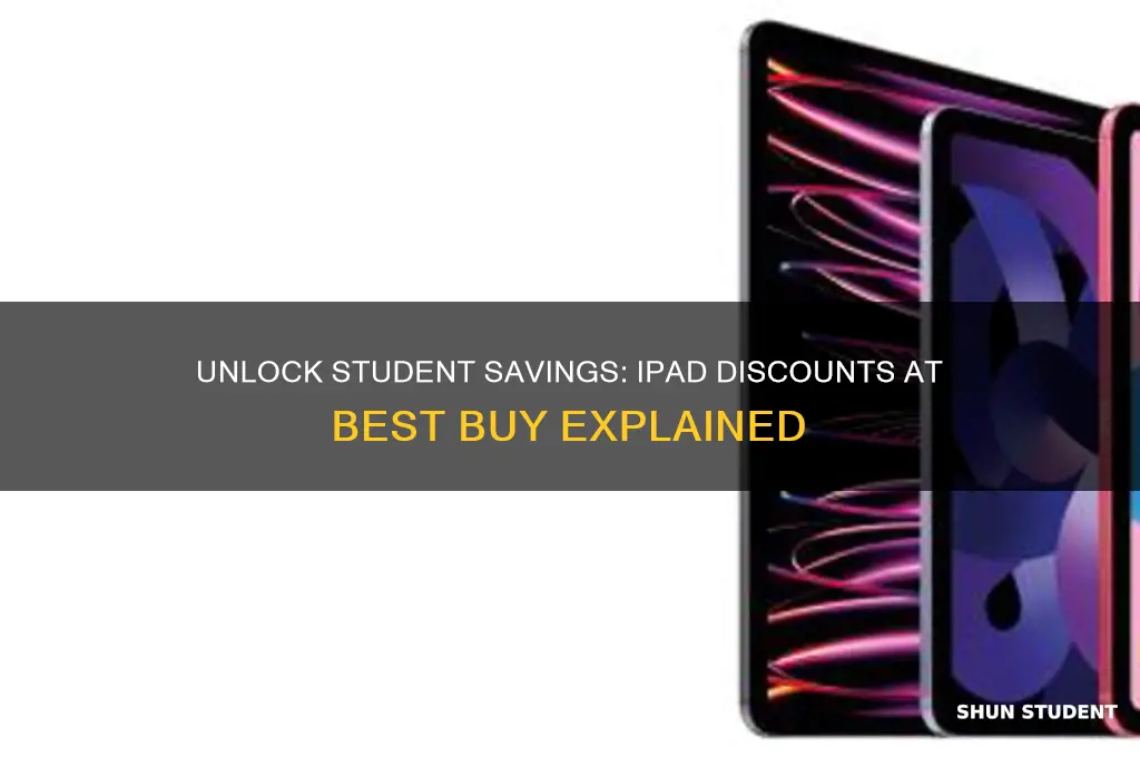 do ipad at best buy gets student discount