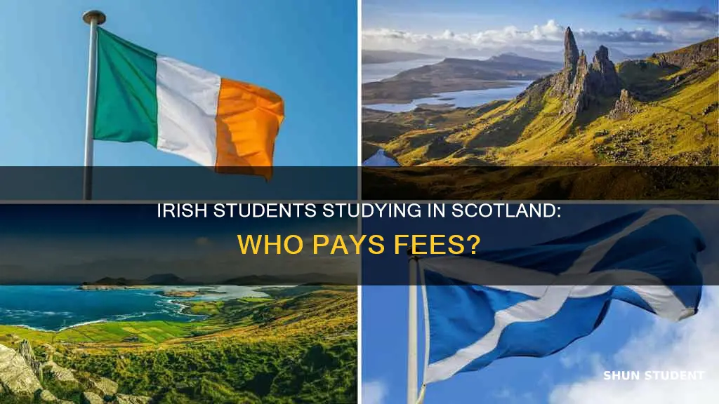do irish students pay fees in scotland