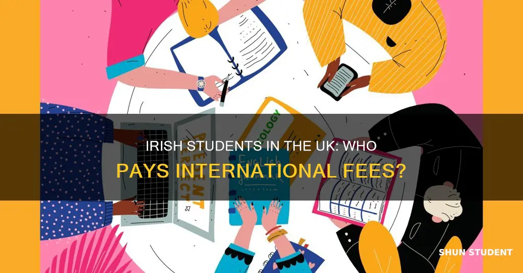 do irish students pay international fees in the uk