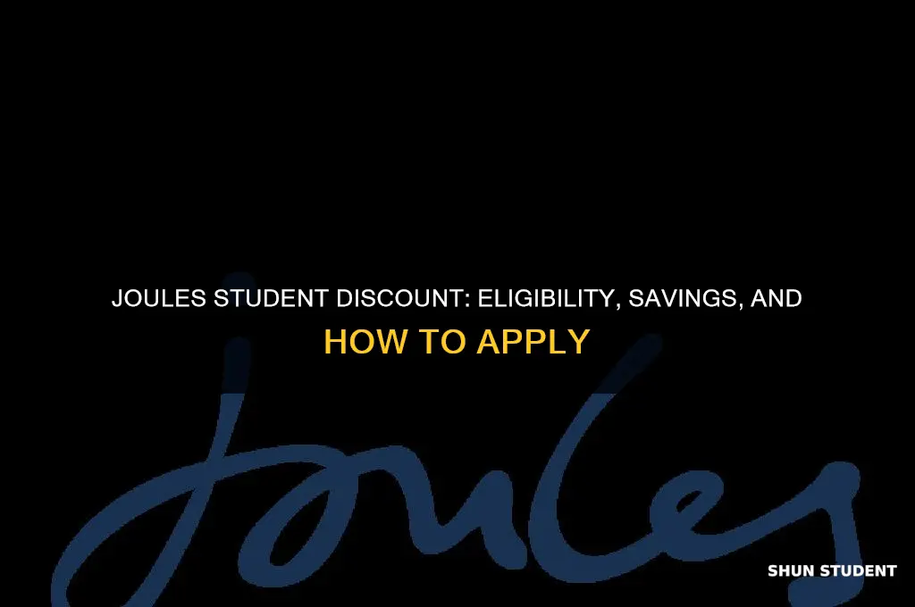do joules accept student discount
