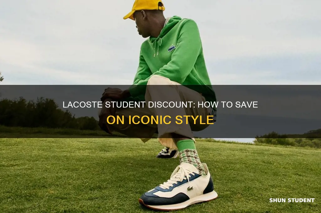 do lacoste have student discount