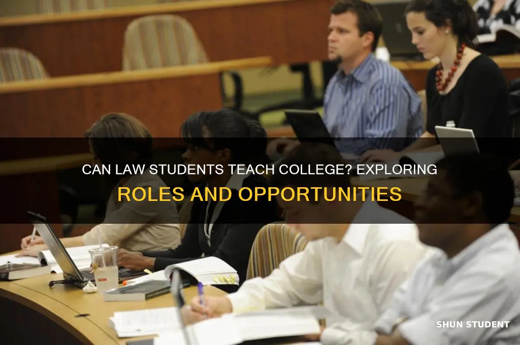 do law students teach college