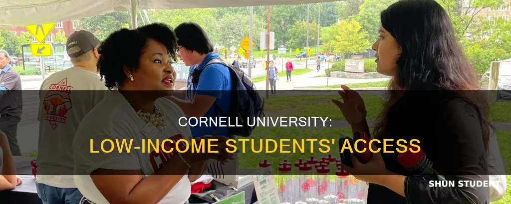 do low income students go to cornell university