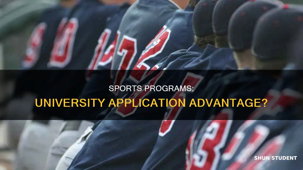 do major sports programs help grown student applications in universities