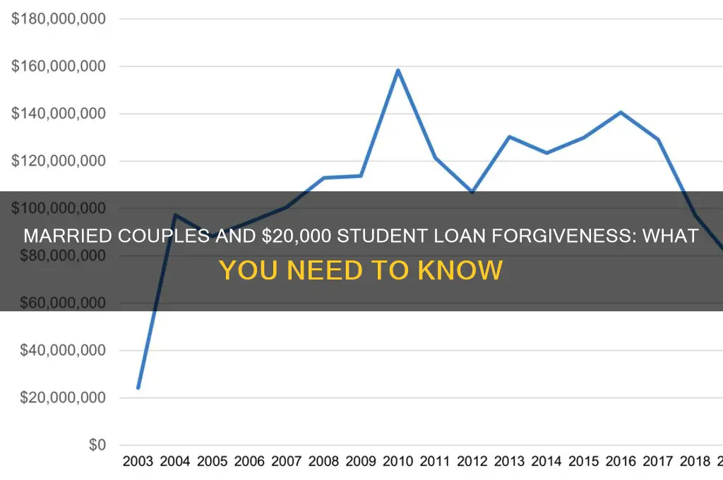 do married couples get 20000 student loan forgiveness