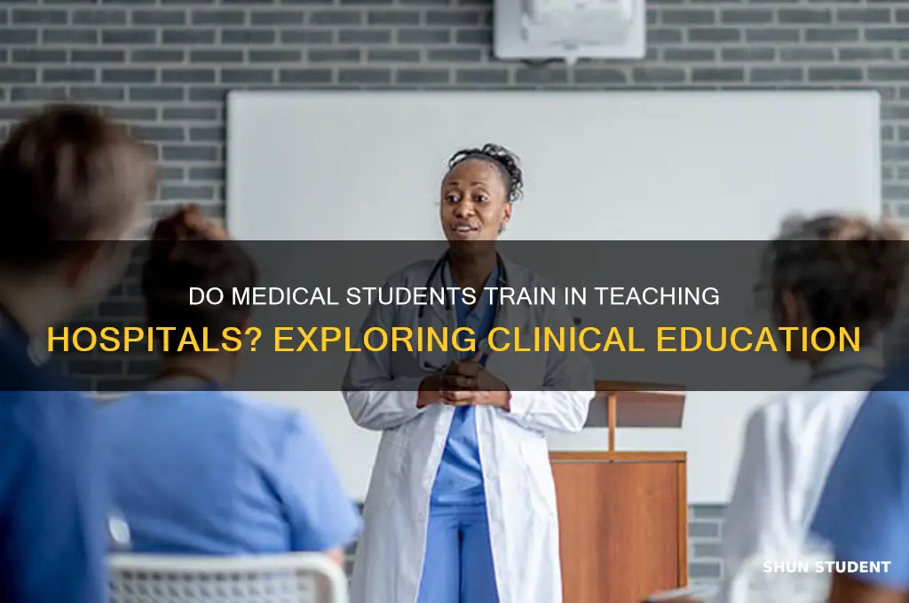 do medical students go to teaching hospitals