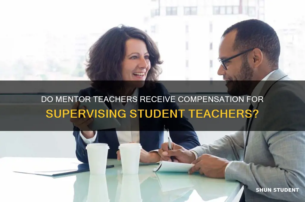 do mentor teachers get paid for having a student teacher