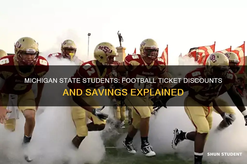 do michgan state students get discounted football tickets