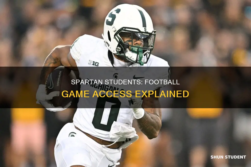 do michigan state students pay for football games