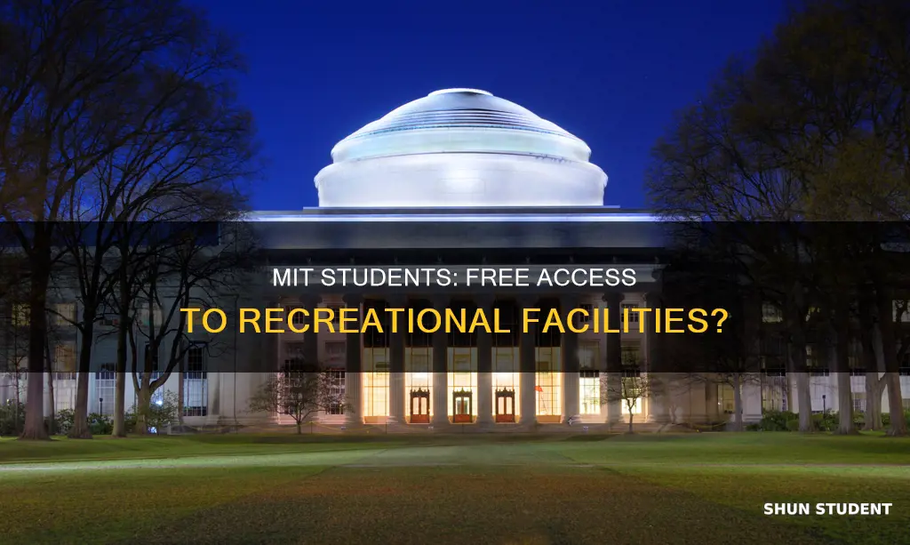 do mit student pay for rec center