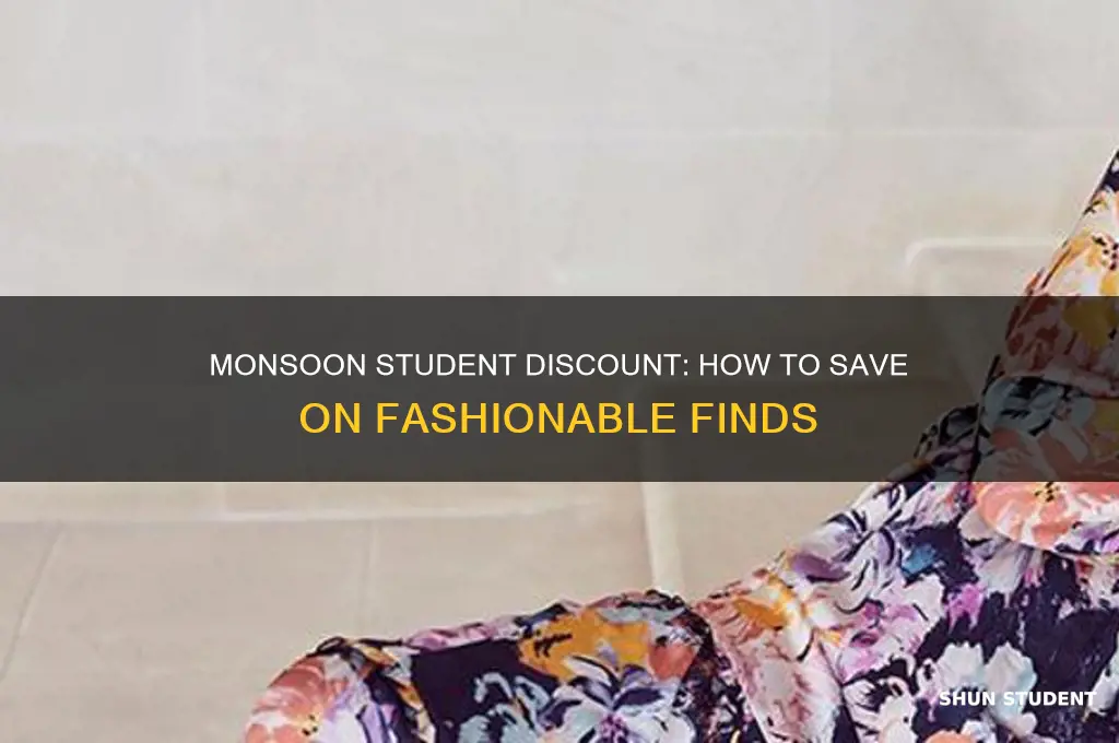do monsoon do student discount