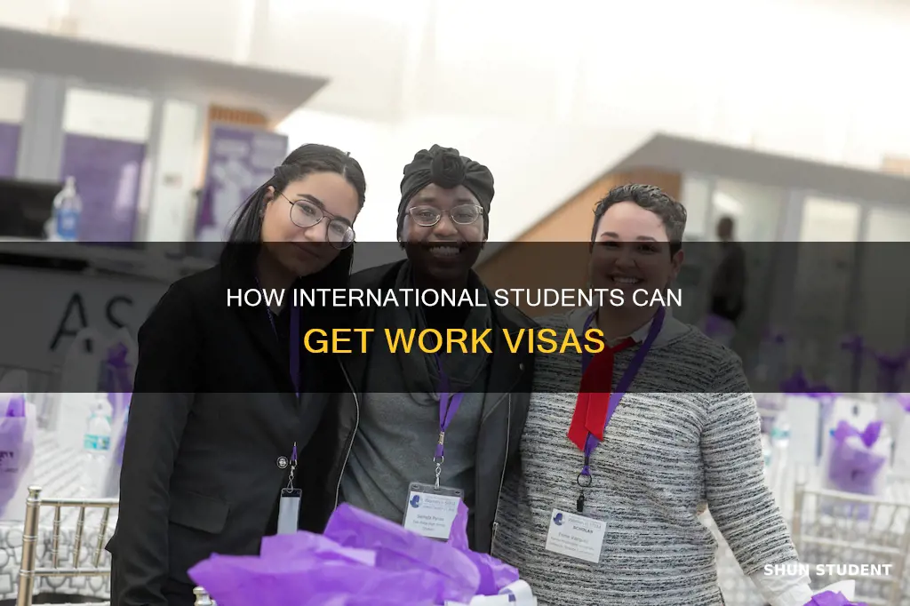 do most international students get work visas