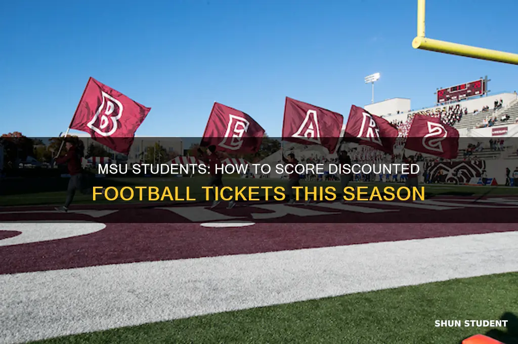 do msu students get discounted football tickets