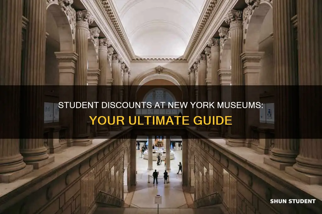 do new york museums have student discount