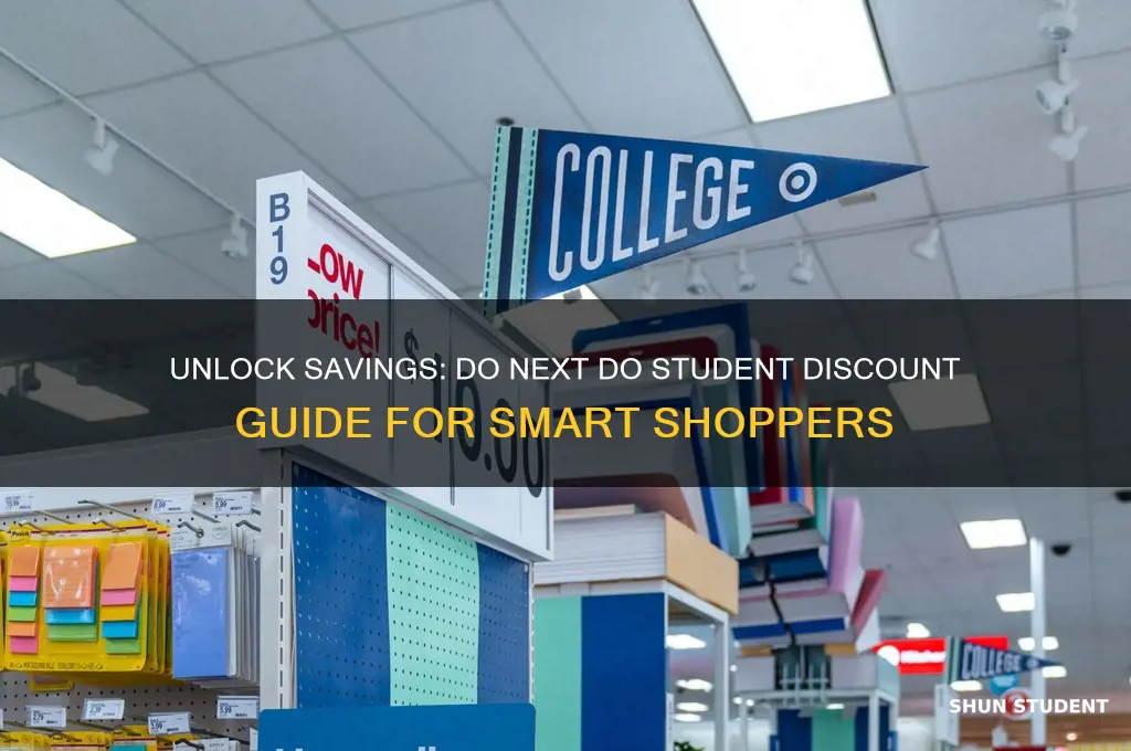do next do student discount